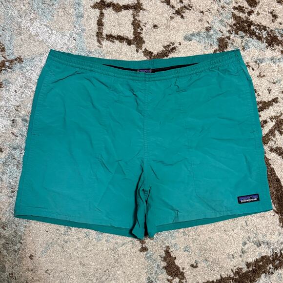 Patagonia Mens Baggies Shorts Size Medium Blued Lined 57020 5" inseam - Picture 1 of 5